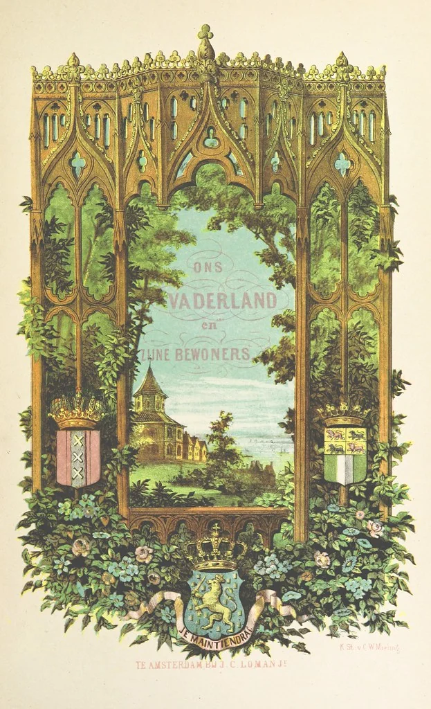 An illustration from Ons Vaderland en zijne Bewoners ... Met ... platen, etc, 1855, leaf 11