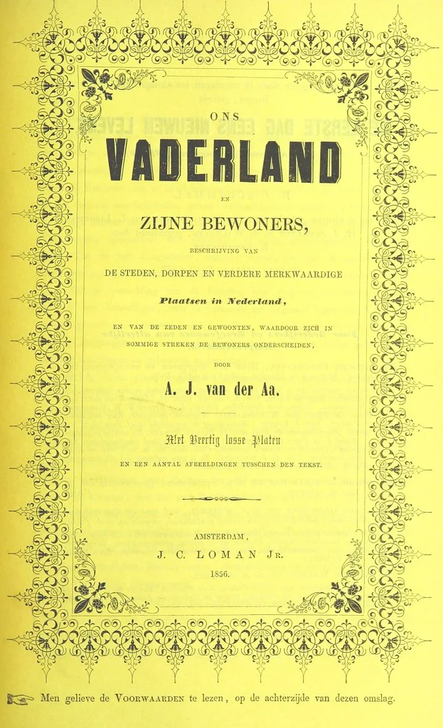 An illustration from Ons Vaderland en zijne Bewoners ... Met ... platen, etc, 1855, leaf 183