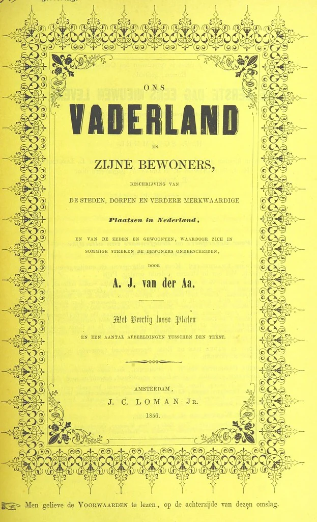 An illustration from Ons Vaderland en zijne Bewoners ... Met ... platen, etc, 1855, leaf 215
