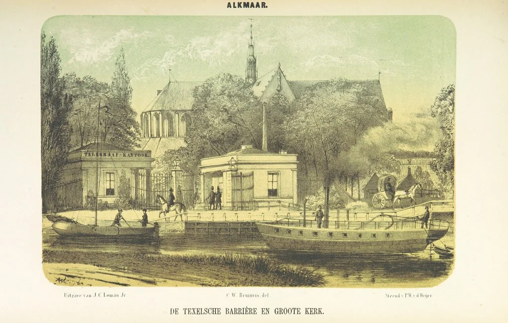 An illustration from Ons Vaderland en zijne Bewoners ... Met ... platen, etc, 1855, leaf 225