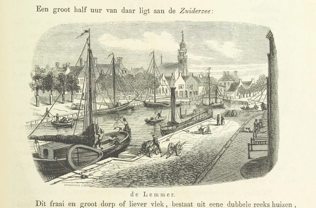 An illustration from Ons Vaderland en zijne Bewoners ... Met ... platen, etc, 1855, leaf 303