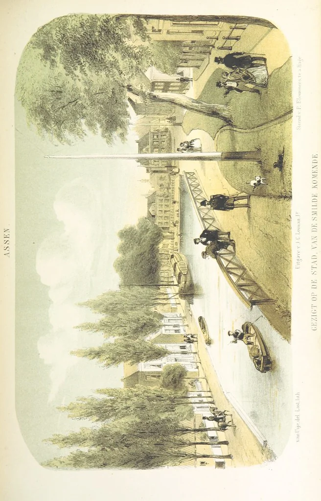 An illustration from Ons Vaderland en zijne Bewoners ... Met ... platen, etc, 1855, leaf 345