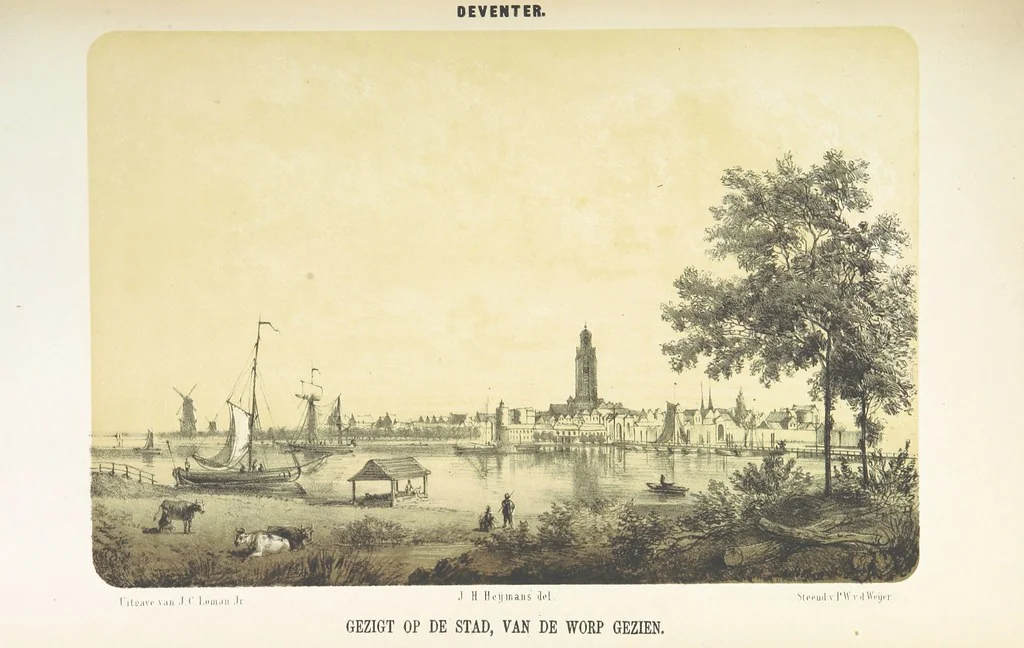An illustration from Ons Vaderland en zijne Bewoners ... Met ... platen, etc, 1855, leaf 375
