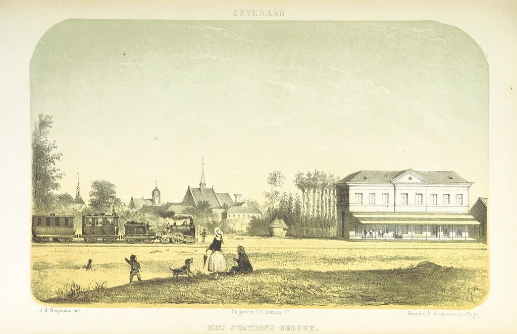 An illustration from Ons Vaderland en zijne Bewoners ... Met ... platen, etc, 1855, leaf 395