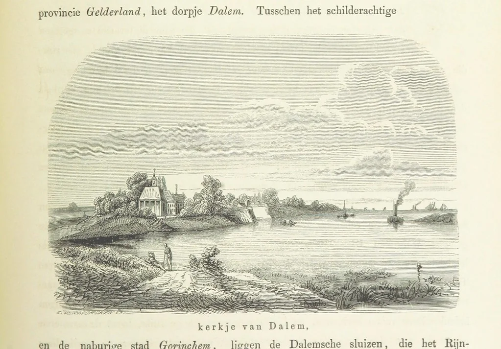 An illustration from Ons Vaderland en zijne Bewoners ... Met ... platen, etc, 1855, leaf 425