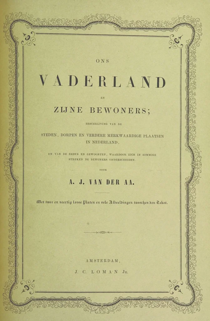 An illustration from Ons Vaderland en zijne Bewoners ... Met ... platen, etc, 1855, leaf 487