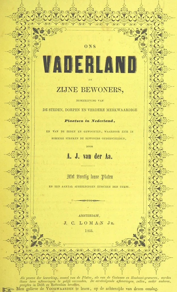 An illustration from Ons Vaderland en zijne Bewoners ... Met ... platen, etc, 1855, leaf 53