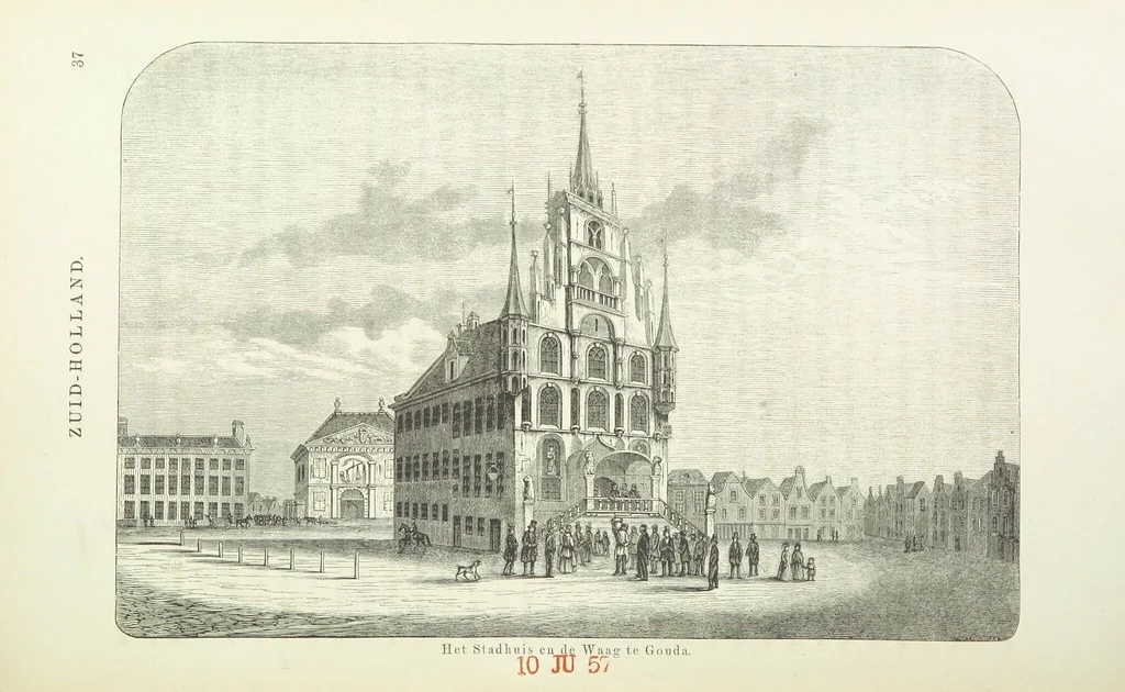 An illustration from Ons Vaderland en zijne Bewoners ... Met ... platen, etc, 1855, leaf 85