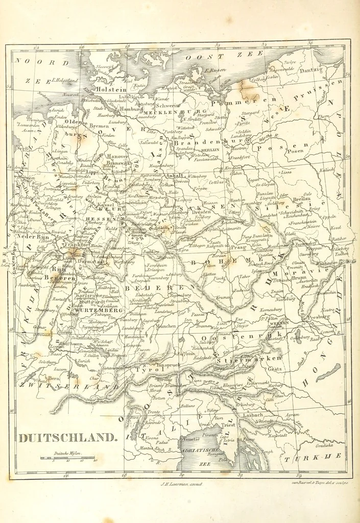 An illustration from De Aardbol. Magazijn van hedendaagsche land- en volkenkunde ... Met platen en kaarten. [Deel 4-9 by P. H. W, 1839, leaf 10