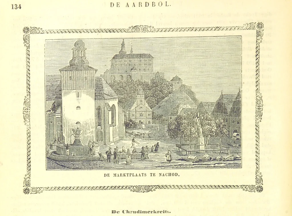 An illustration from De Aardbol. Magazijn van hedendaagsche land- en volkenkunde ... Met platen en kaarten. [Deel 4-9 by P. H. W, 1839, leaf 142