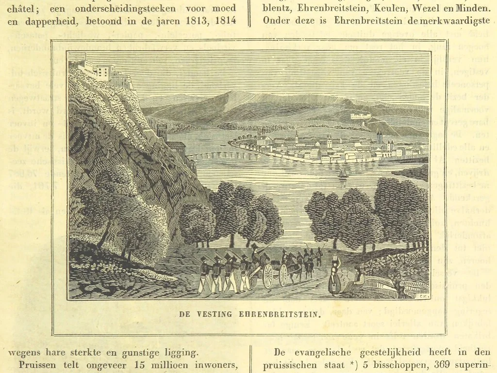 An illustration from De Aardbol. Magazijn van hedendaagsche land- en volkenkunde ... Met platen en kaarten. [Deel 4-9 by P. H. W, 1839, leaf 161