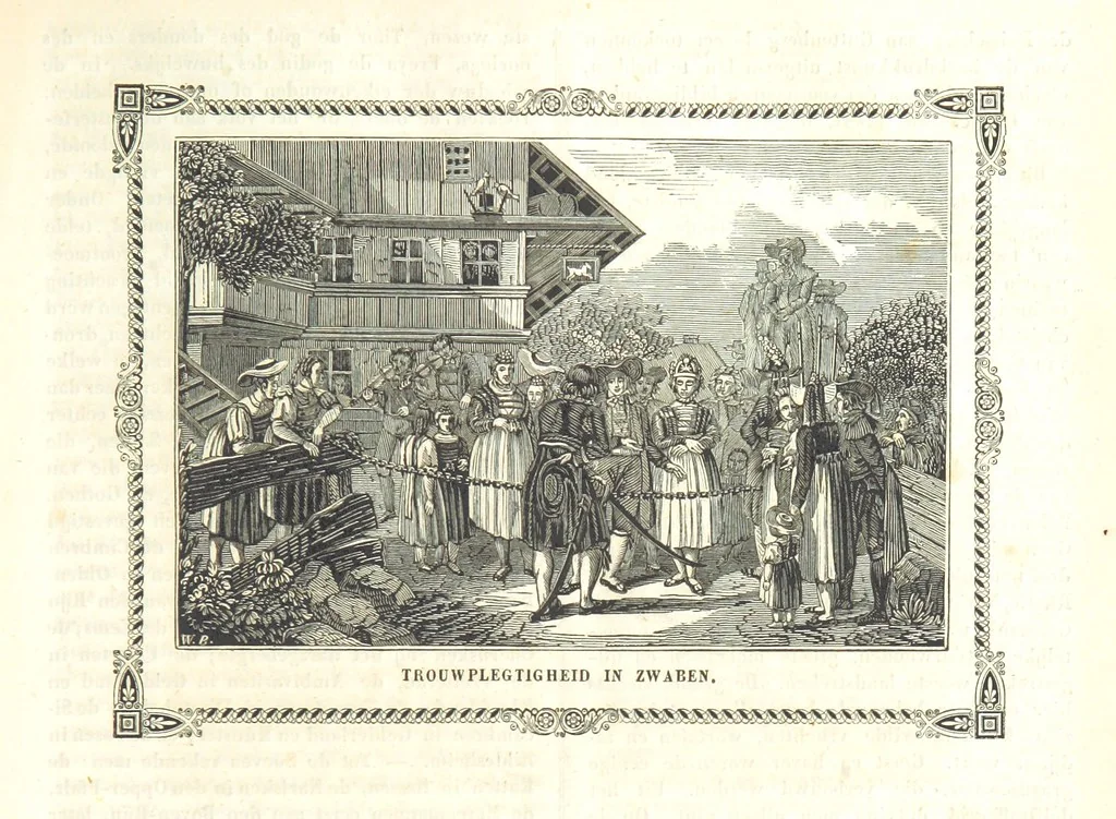 An illustration from De Aardbol. Magazijn van hedendaagsche land- en volkenkunde ... Met platen en kaarten. [Deel 4-9 by P. H. W, 1839, leaf 33