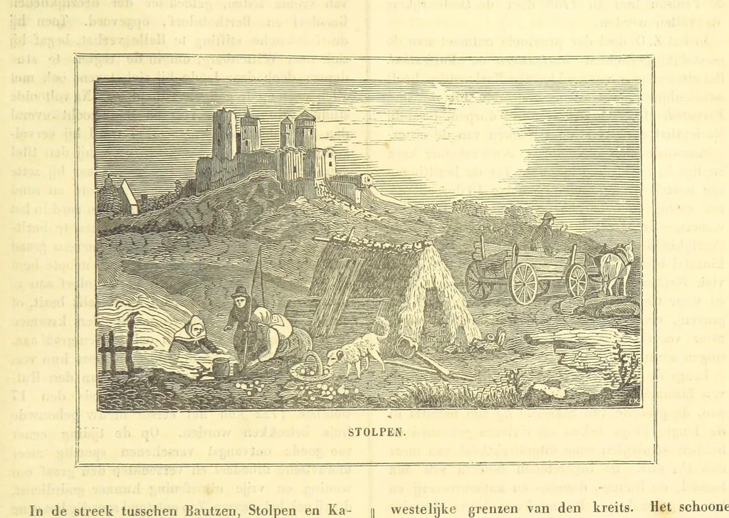 An illustration from De Aardbol. Magazijn van hedendaagsche land- en volkenkunde ... Met platen en kaarten. [Deel 4-9 by P. H. W, 1839, leaf 347