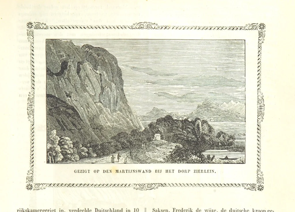 An illustration from De Aardbol. Magazijn van hedendaagsche land- en volkenkunde ... Met platen en kaarten. [Deel 4-9 by P. H. W, 1839, leaf 43