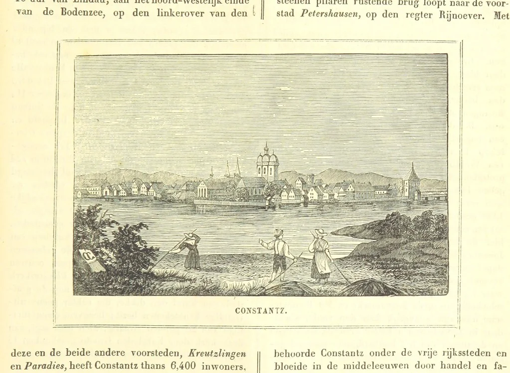 An illustration from De Aardbol. Magazijn van hedendaagsche land- en volkenkunde ... Met platen en kaarten. [Deel 4-9 by P. H. W, 1839, leaf 449