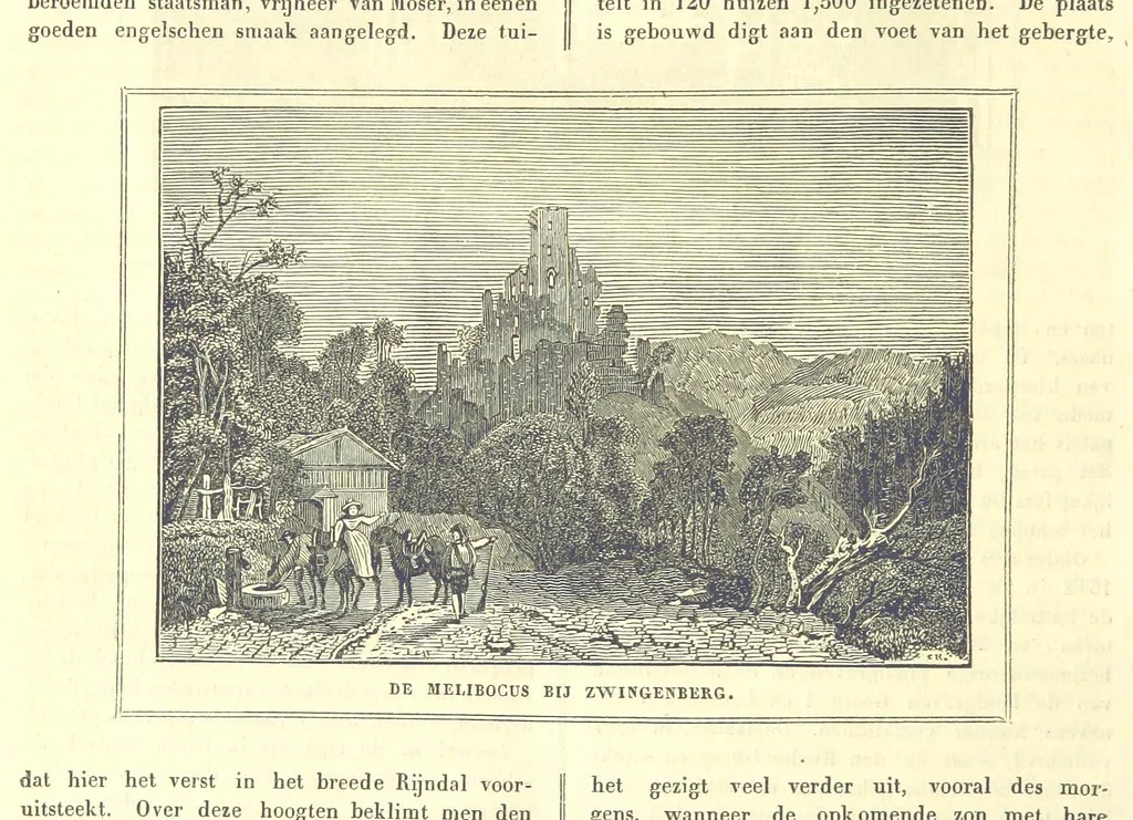 An illustration from De Aardbol. Magazijn van hedendaagsche land- en volkenkunde ... Met platen en kaarten. [Deel 4-9 by P. H. W, 1839, leaf 486