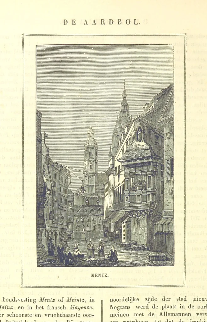 An illustration from De Aardbol. Magazijn van hedendaagsche land- en volkenkunde ... Met platen en kaarten. [Deel 4-9 by P. H. W, 1839, leaf 496