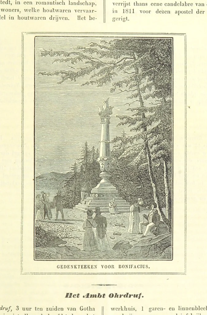 An illustration from De Aardbol. Magazijn van hedendaagsche land- en volkenkunde ... Met platen en kaarten. [Deel 4-9 by P. H. W, 1839, leaf 537