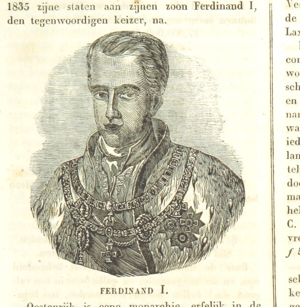 An illustration from De Aardbol. Magazijn van hedendaagsche land- en volkenkunde ... Met platen en kaarten. [Deel 4-9 by P. H. W, 1839, leaf 57