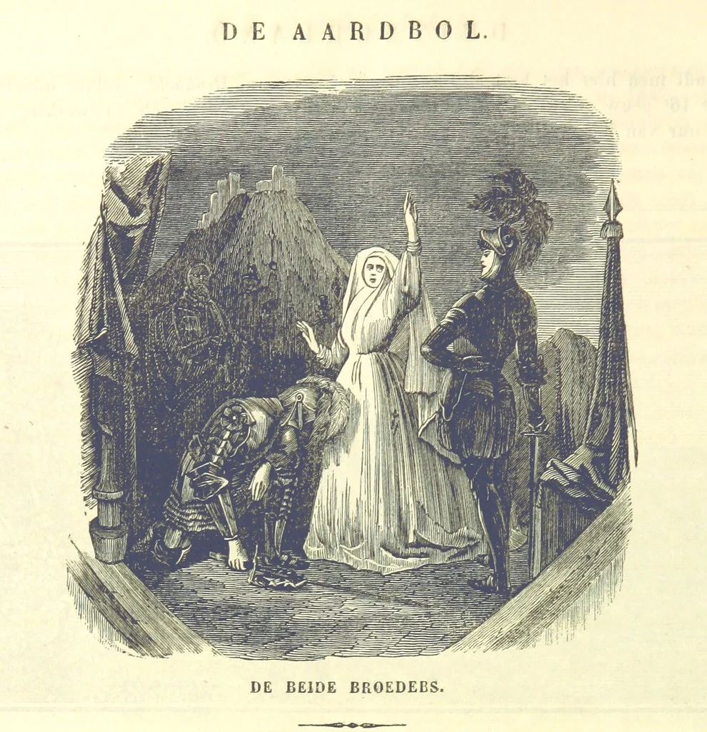 An illustration from De Aardbol. Magazijn van hedendaagsche land- en volkenkunde ... Met platen en kaarten. [Deel 4-9 by P. H. W, 1839, leaf 580
