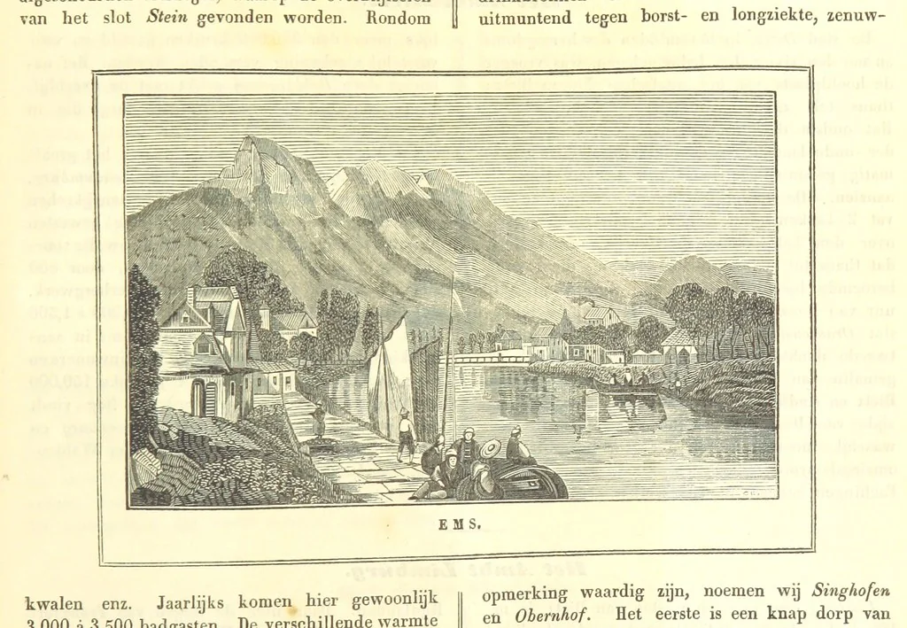 An illustration from De Aardbol. Magazijn van hedendaagsche land- en volkenkunde ... Met platen en kaarten. [Deel 4-9 by P. H. W, 1839, leaf 581