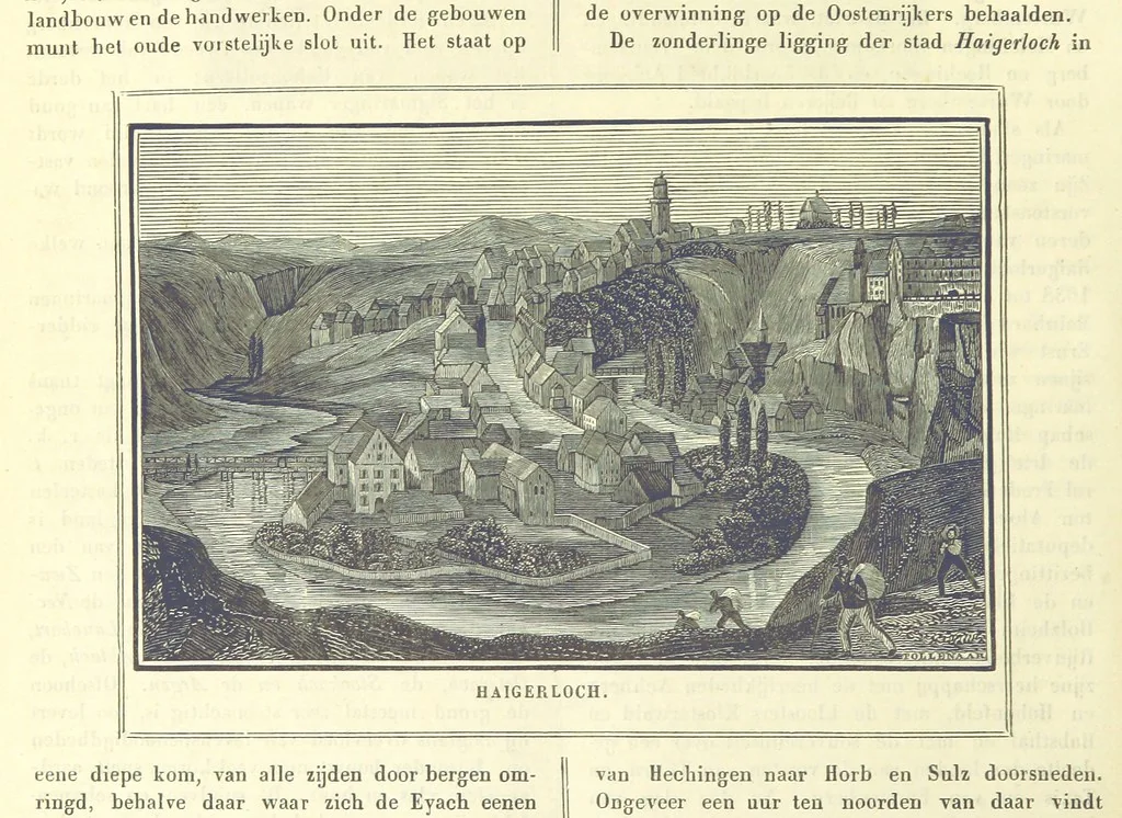 An illustration from De Aardbol. Magazijn van hedendaagsche land- en volkenkunde ... Met platen en kaarten. [Deel 4-9 by P. H. W, 1839, leaf 604