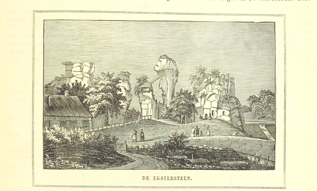 An illustration from De Aardbol. Magazijn van hedendaagsche land- en volkenkunde ... Met platen en kaarten. [Deel 4-9 by P. H. W, 1839, leaf 613