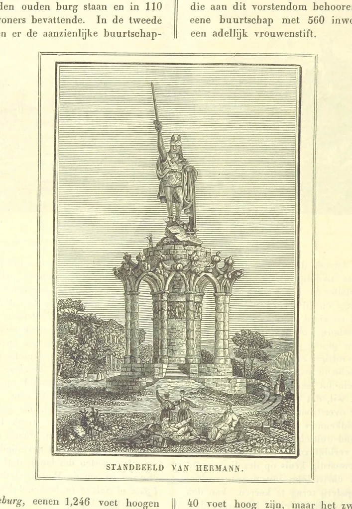 An illustration from De Aardbol. Magazijn van hedendaagsche land- en volkenkunde ... Met platen en kaarten. [Deel 4-9 by P. H. W, 1839, leaf 614