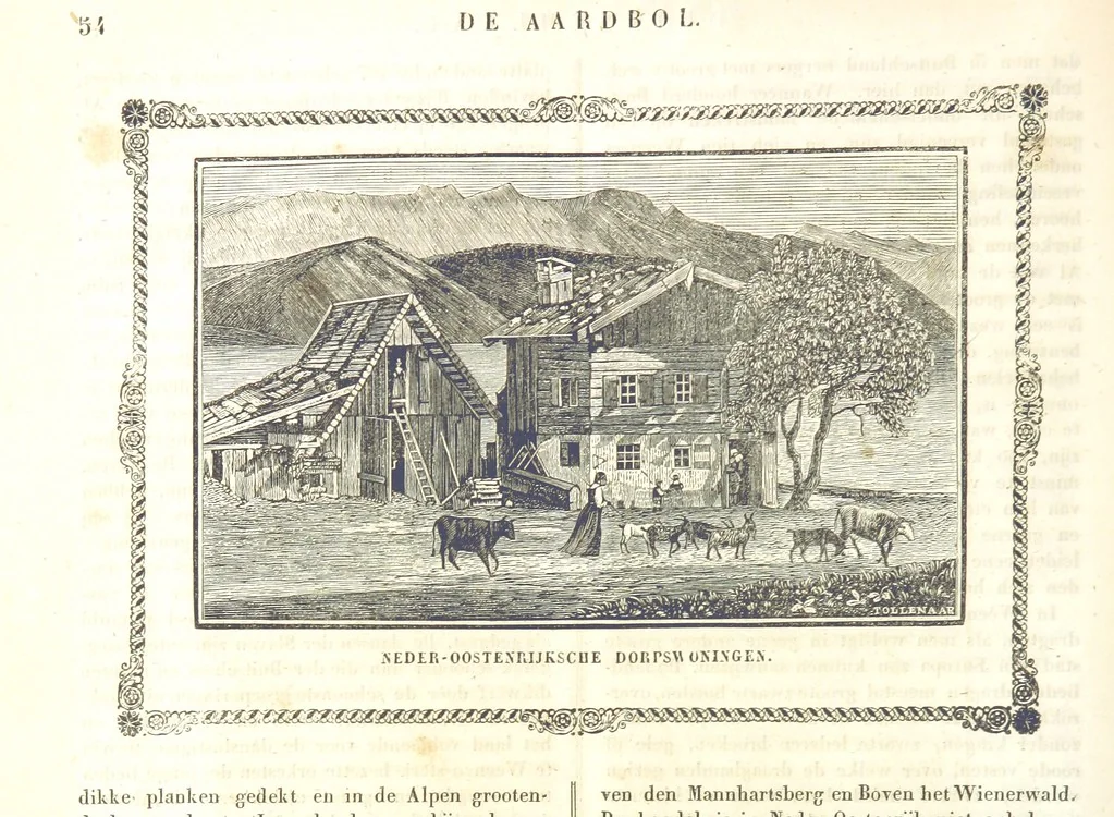 An illustration from De Aardbol. Magazijn van hedendaagsche land- en volkenkunde ... Met platen en kaarten. [Deel 4-9 by P. H. W, 1839, leaf 62