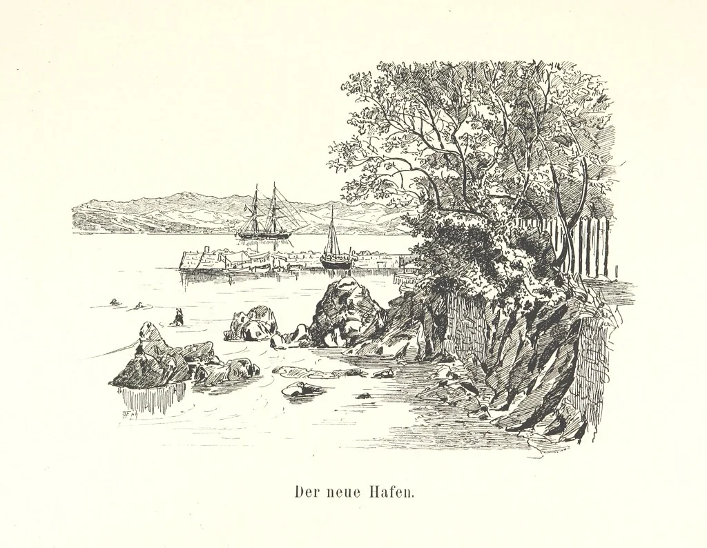 An illustration from Lose Blätter aus Abazia. Mit 32 Illustrationen. [By Louis Salvator, Archduke of Austria, 1886, leaf 12
