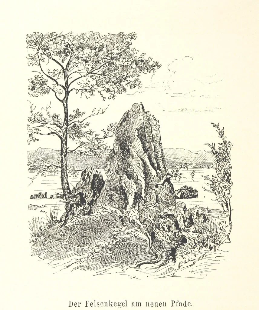An illustration from Lose Blätter aus Abazia. Mit 32 Illustrationen. [By Louis Salvator, Archduke of Austria, 1886, leaf 134
