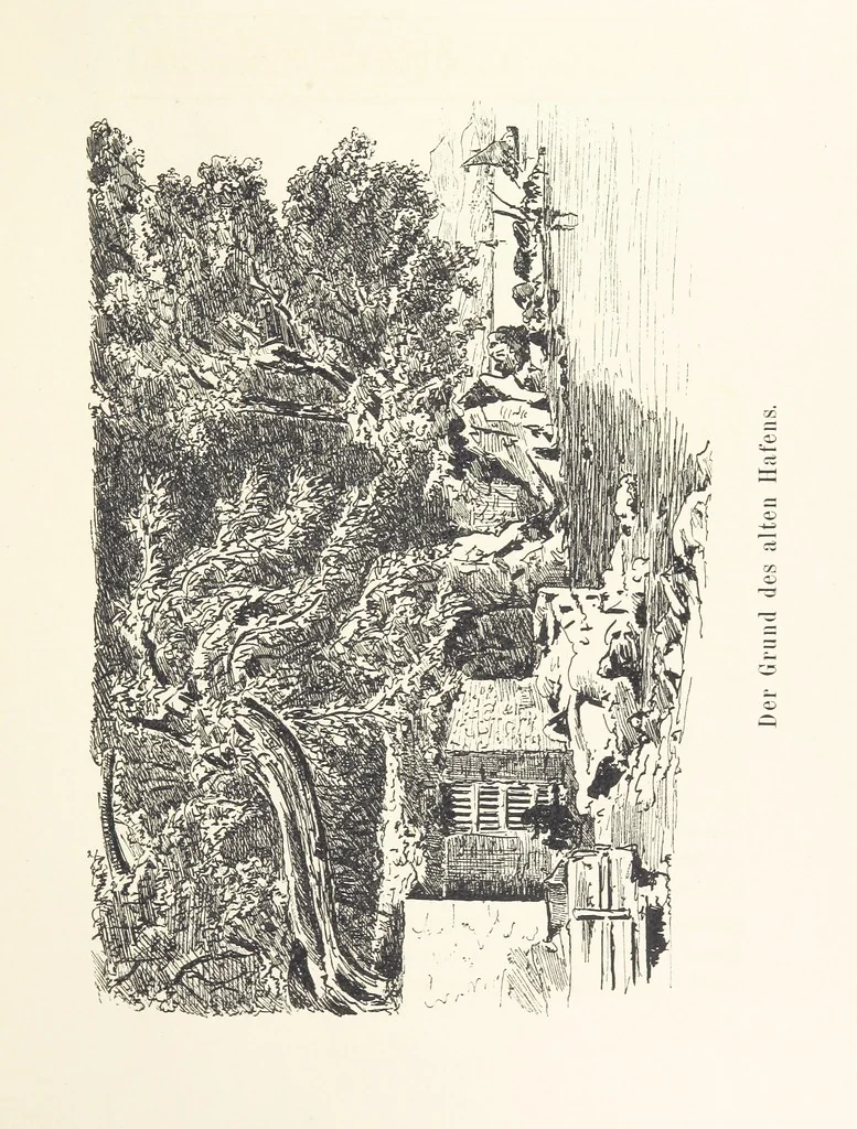 An illustration from Lose Blätter aus Abazia. Mit 32 Illustrationen. [By Louis Salvator, Archduke of Austria, 1886, leaf 139