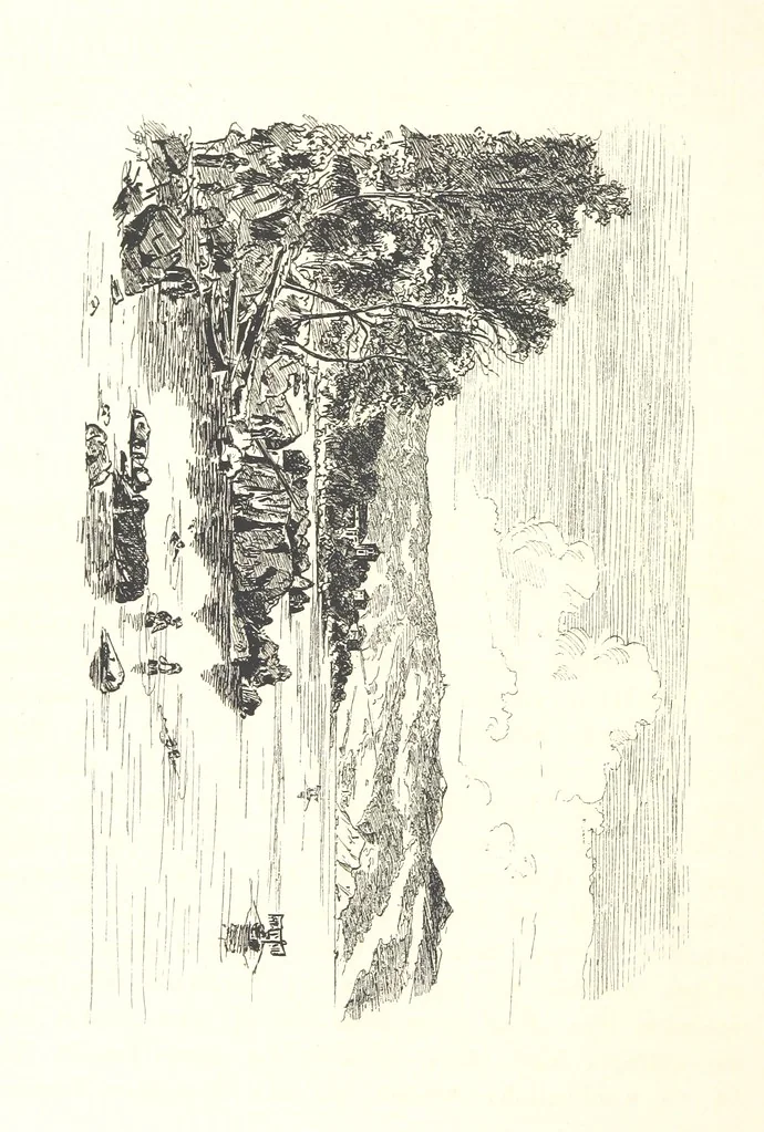 An illustration from Lose Blätter aus Abazia. Mit 32 Illustrationen. [By Louis Salvator, Archduke of Austria, 1886, leaf 154