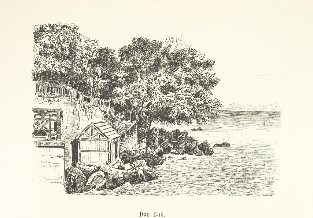 An illustration from Lose Blätter aus Abazia. Mit 32 Illustrationen. [By Louis Salvator, Archduke of Austria, 1886, leaf 29