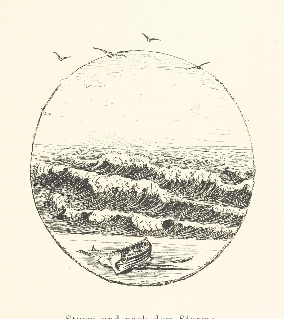An illustration from Lose Blätter aus Abazia. Mit 32 Illustrationen. [By Louis Salvator, Archduke of Austria, 1886, leaf 47