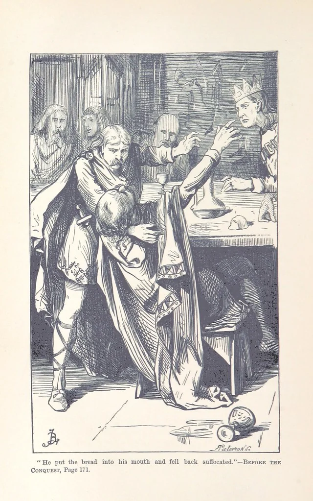 An illustration from Before the Conquest; or, English worthies in the old English period. With illustrations by F. Barnard, 1870, leaf 196