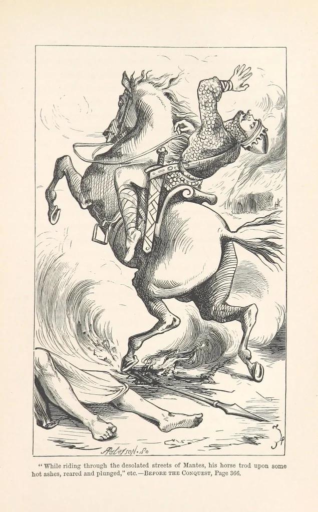 An illustration from Before the Conquest; or, English worthies in the old English period. With illustrations by F. Barnard, 1870, leaf 397
