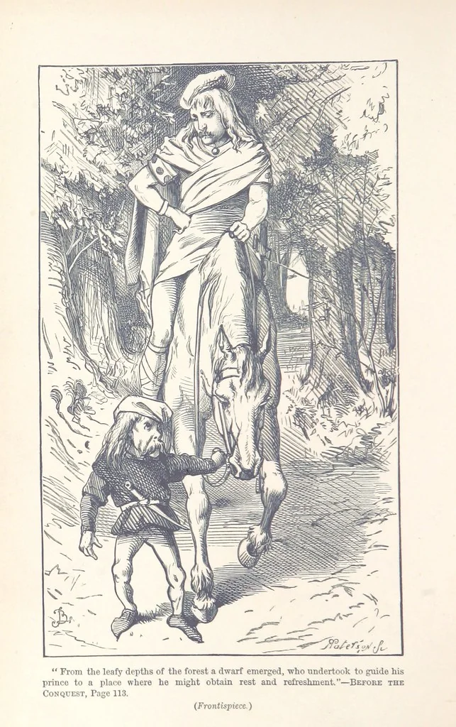 An illustration from Before the Conquest; or, English worthies in the old English period. With illustrations by F. Barnard, 1870, leaf 8