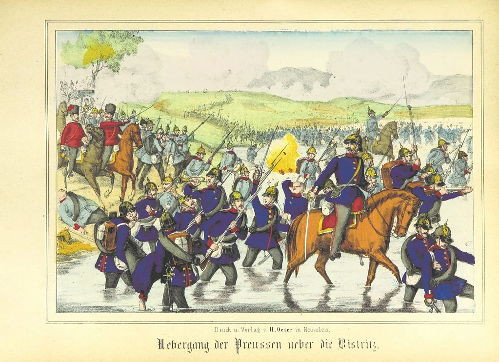 An illustration from Illustrirte Kriegs-Chronik des Jahres 1866, etc, 1868, leaf 107