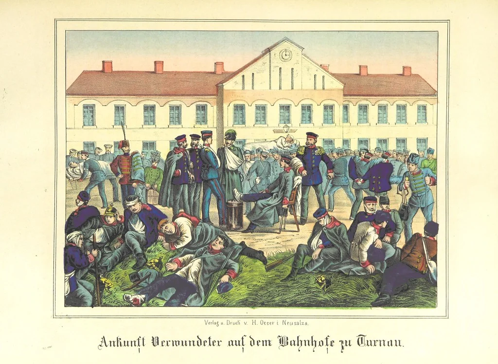 An illustration from Illustrirte Kriegs-Chronik des Jahres 1866, etc, 1868, leaf 117