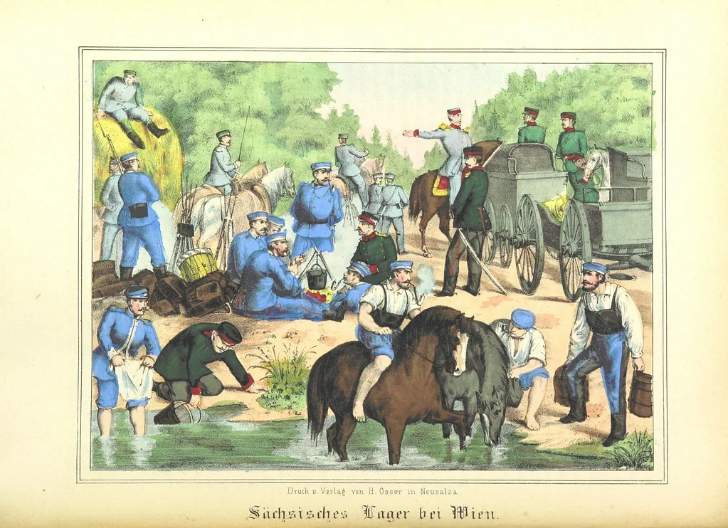 An illustration from Illustrirte Kriegs-Chronik des Jahres 1866, etc, 1868, leaf 152
