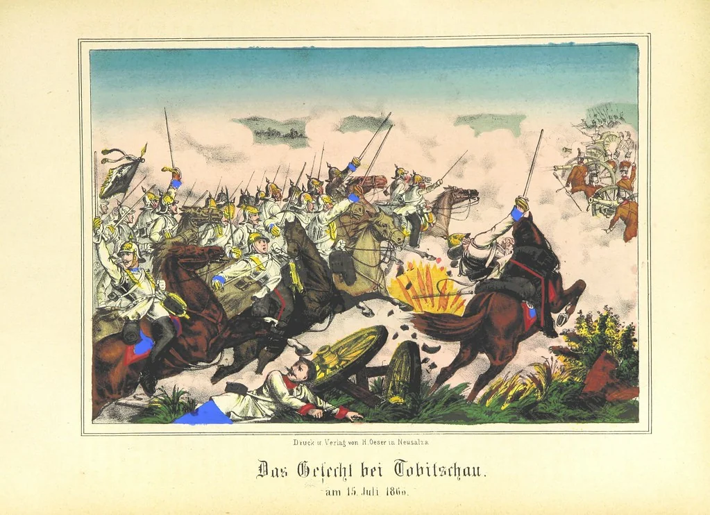 An illustration from Illustrirte Kriegs-Chronik des Jahres 1866, etc, 1868, leaf 167