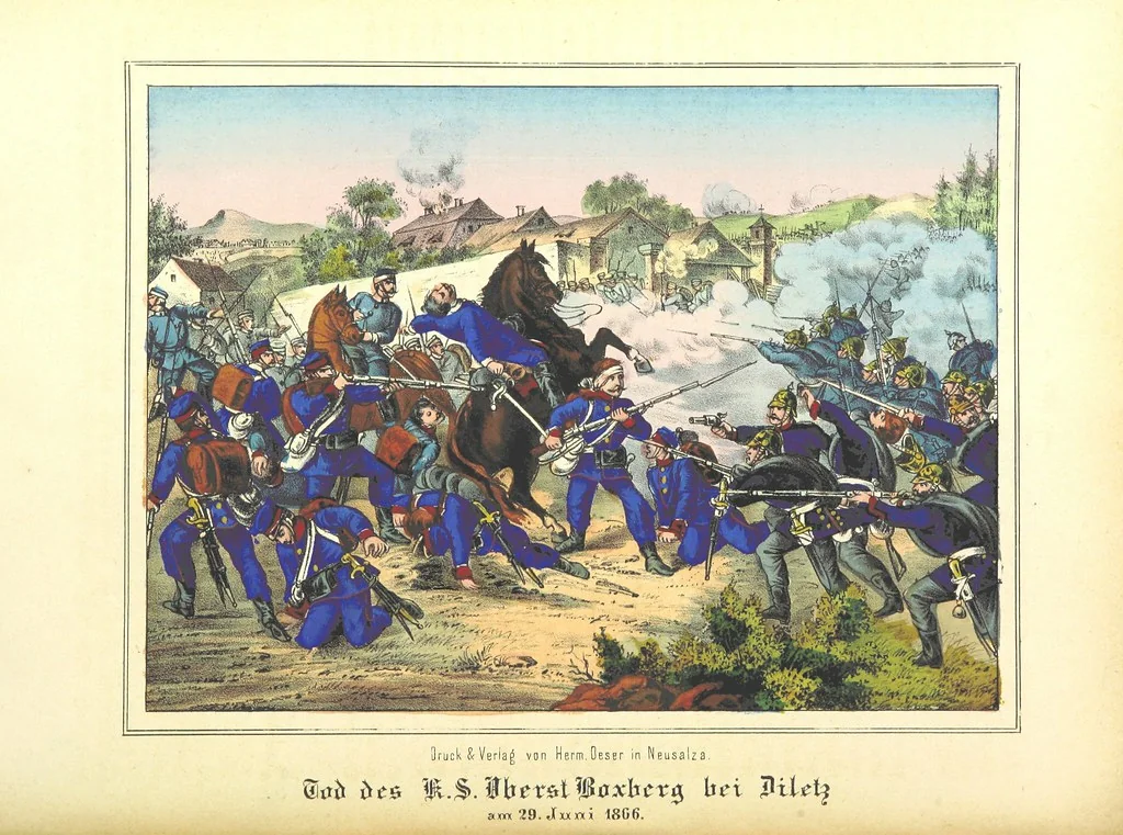 An illustration from Illustrirte Kriegs-Chronik des Jahres 1866, etc, 1868, leaf 202