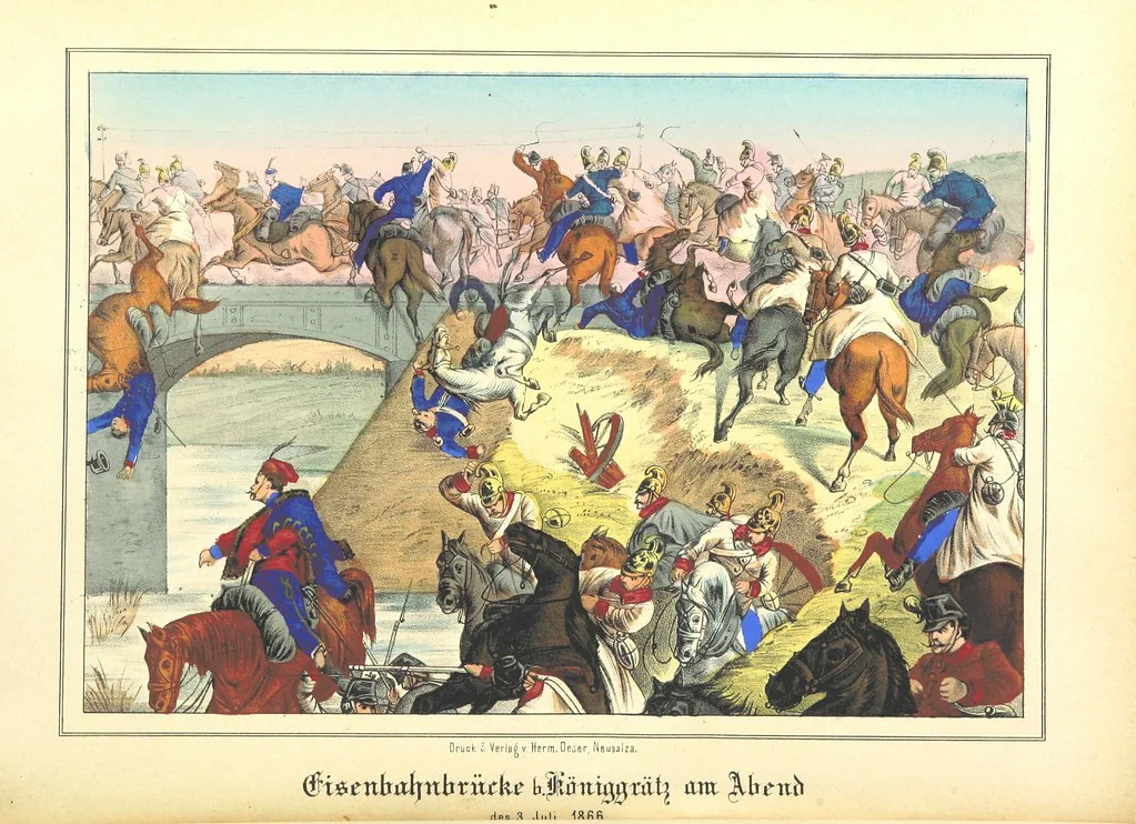 An illustration from Illustrirte Kriegs-Chronik des Jahres 1866, etc, 1868, leaf 232