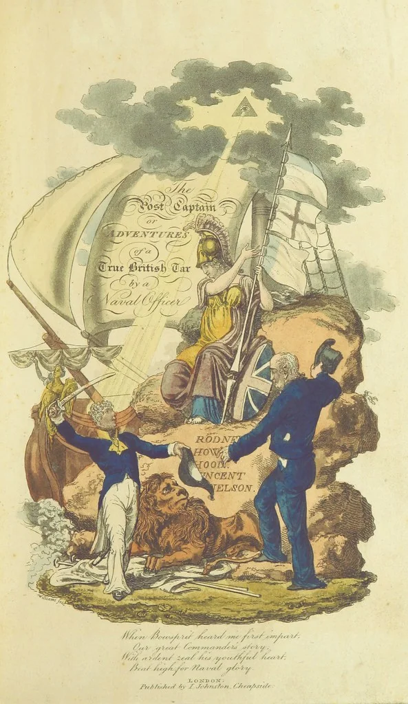 An illustration from The Adventures of a Post Captain. By a Naval Officer. [In verse.] With ... engravings, by Mr. Williams, 1817, leaf 11