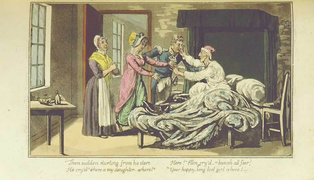 An illustration from The Adventures of a Post Captain. By a Naval Officer. [In verse.] With ... engravings, by Mr. Williams, 1817, leaf 309