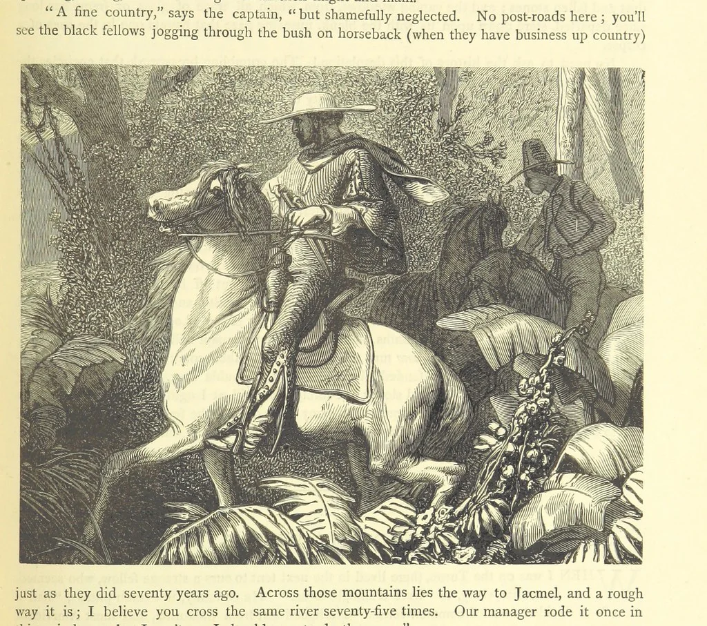 An illustration from Adventures round the World. With ... illustrations, 1880, leaf 109