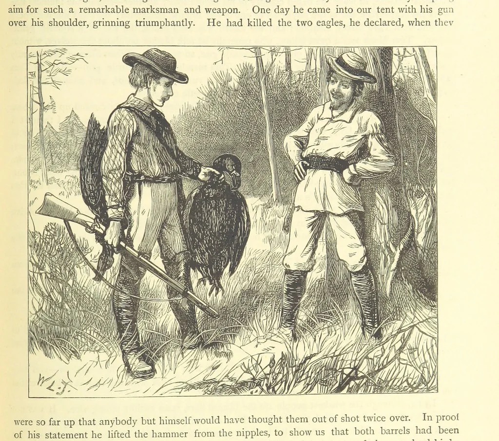 An illustration from Adventures round the World. With ... illustrations, 1880, leaf 113