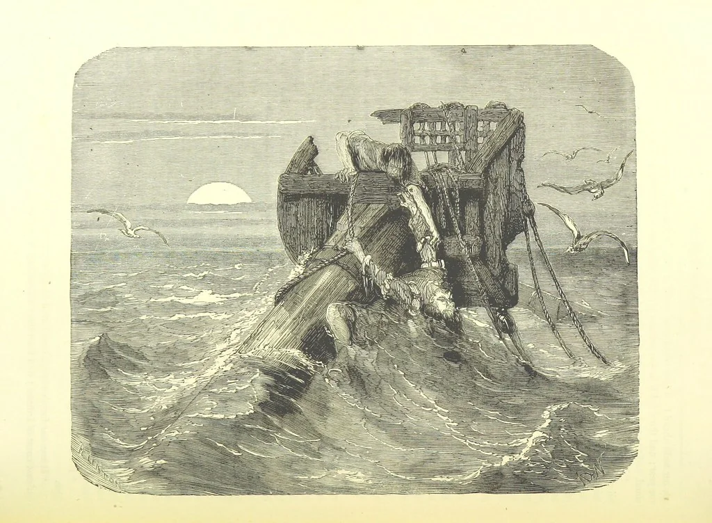 An illustration from Adventures round the World. With ... illustrations, 1880, leaf 146