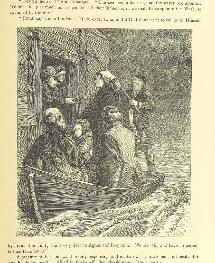 An illustration from Adventures round the World. With ... illustrations, 1880, leaf 165